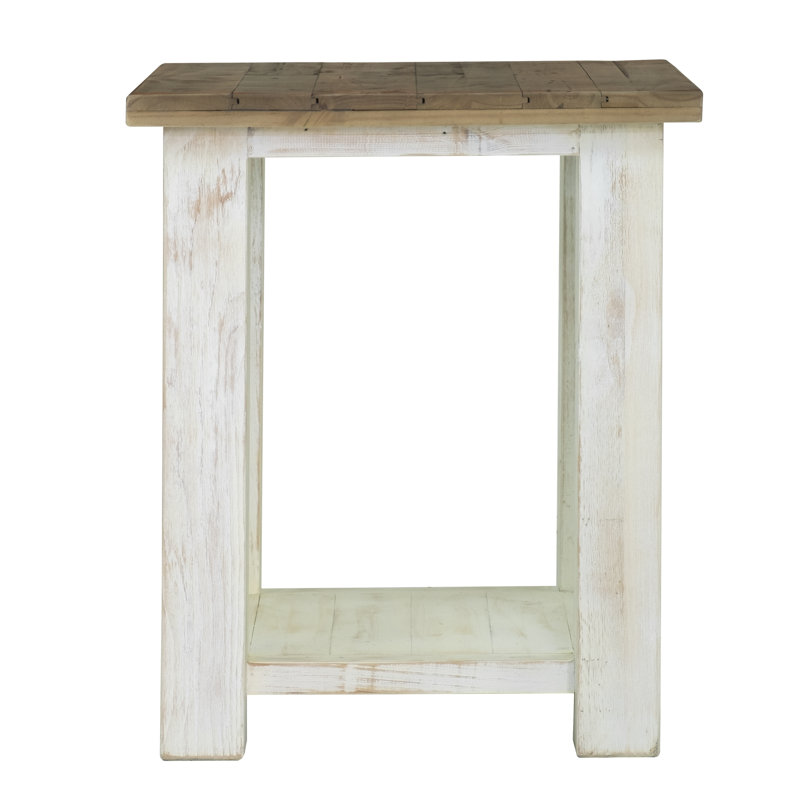 Laneta Solid Wood End Table