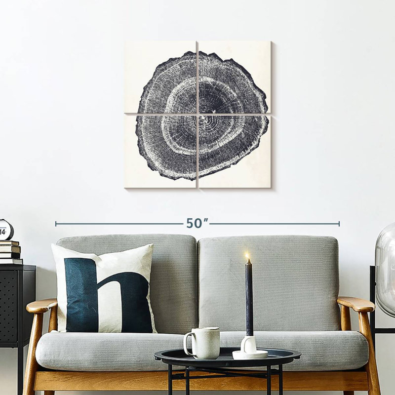 Harnek Tree Ring I, 26" H x 26" W