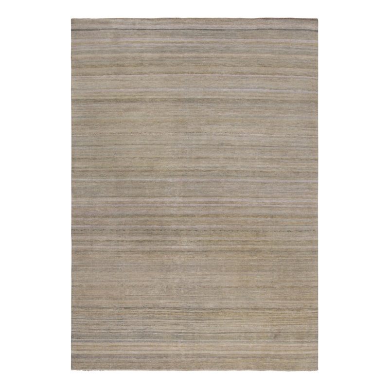 One-of-a-Kind Rectangle 10'x14'6” Hand Knotted Area Rug