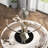 Bagdai Round Metal Dining Table
