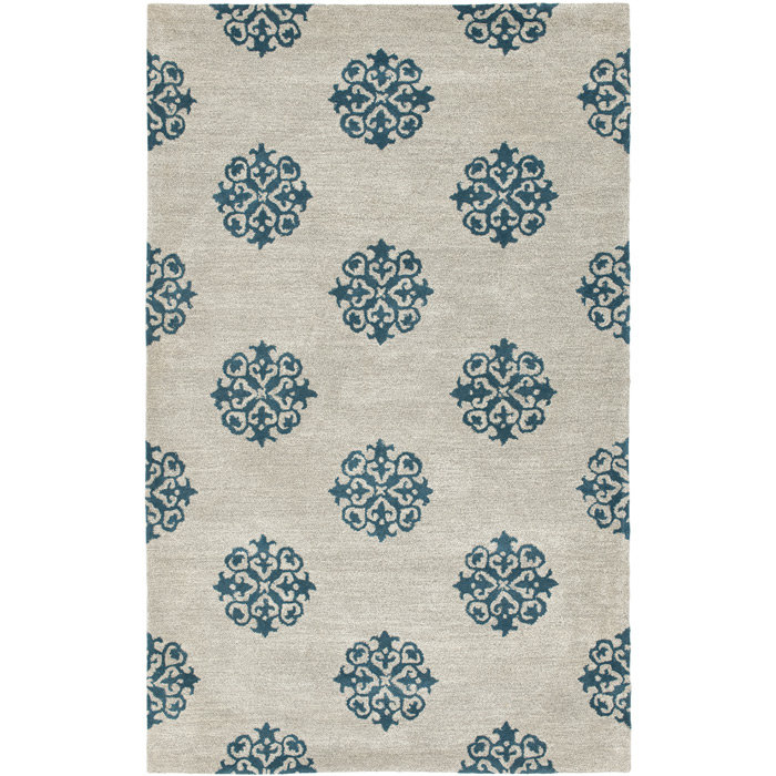 Candelo Hand Tufted Wool Pile Geometric Rug