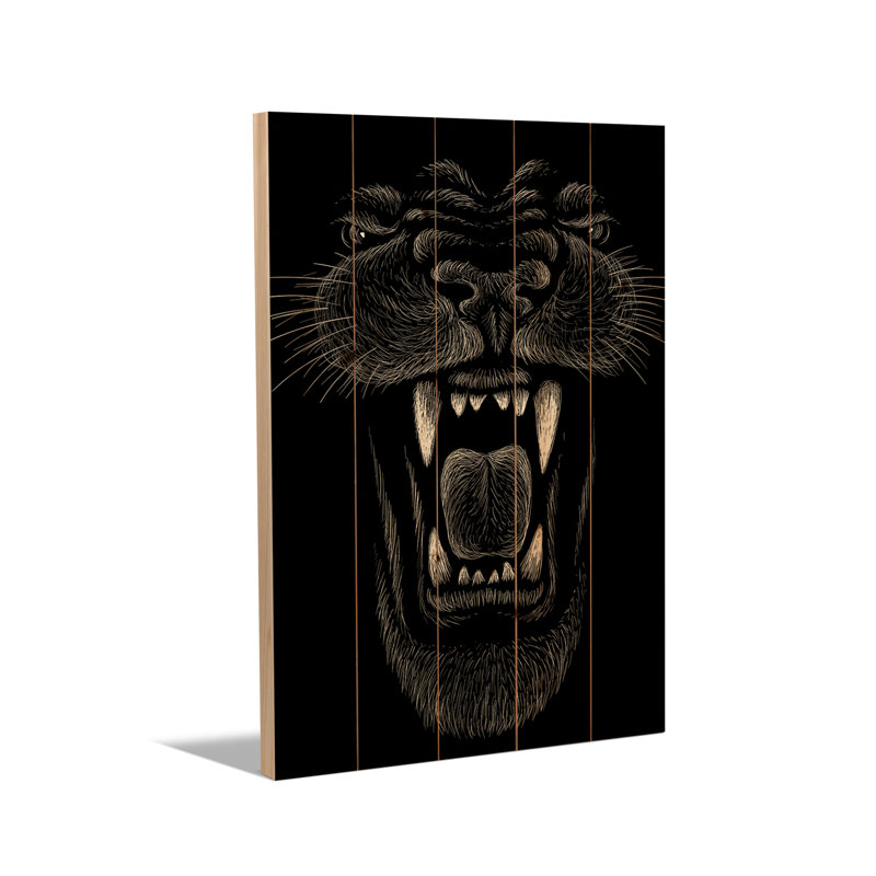 Wood Wall Art Print - Up Close And Personal by jay stanley, 26" H x 18" W