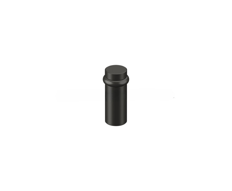 Deltana UFB6000U10B ROUND UNIVERSAL FLOOR BUMPER 3", SOLID BRASS in Oil-rubbed Bronze, Oil Rubbed Bronze