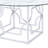 Round Glass Top Metal Base Dining Table-94375235