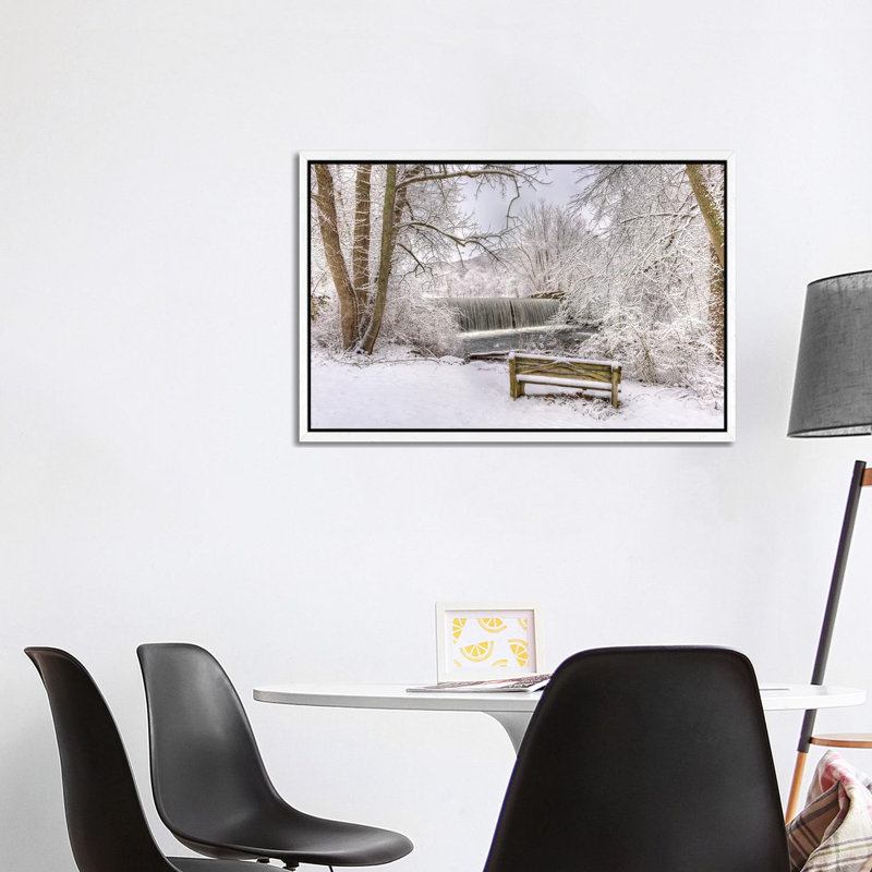 Marshmallow Flow by David Gardiner - Print on Canvas, 101.6 cm H x 66.04 cm W, White Framed