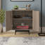 Gerharda Steel 2 - Door Rectangle Accent Cabinet