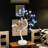 20" RGB LED Tree Color Changing Lights Remote Control Opal Ball Tabletop Indoor Decoration