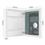 Armoire à pharmacie avec miroir de salle de bain, armoire de salle de bain murale avec rangement, porte s'ouvrant à droite