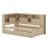 Twin Size Wood Daybed With Storage Shelves, USB And Trundle-107510389
