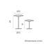 11'' Battery Powered Integrated LED Outdoor Table Lamp