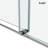 50-55" W X 76" H Frameless Double Sliding Shower Door-114773287