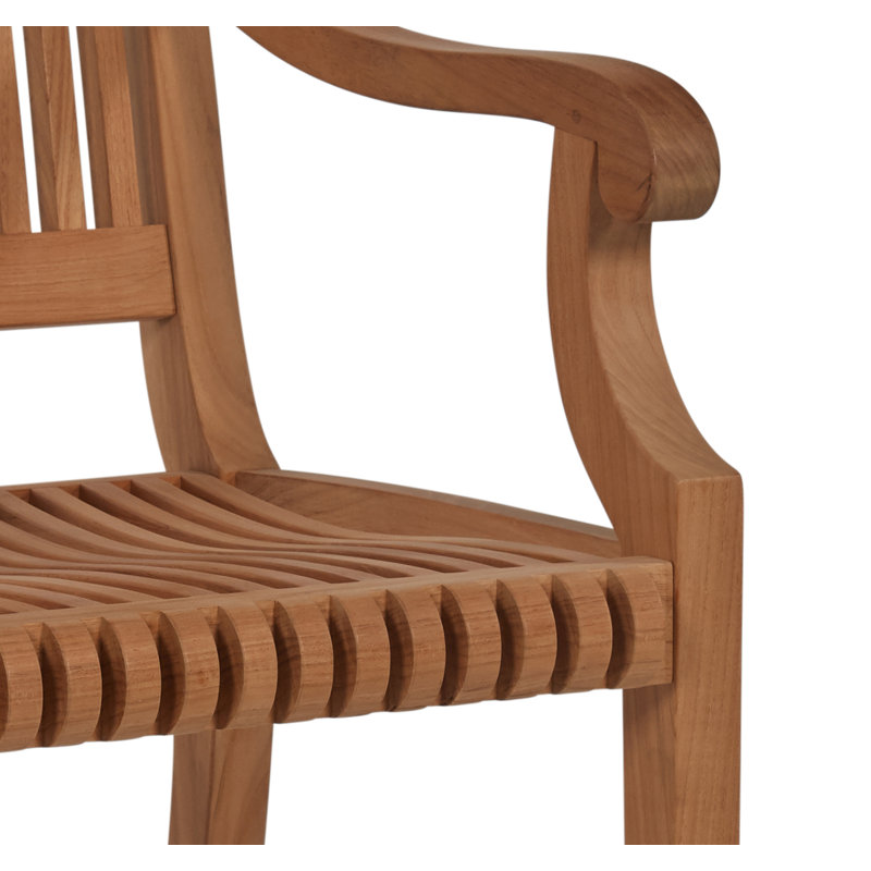 Palm Teak Patio Dining Chair