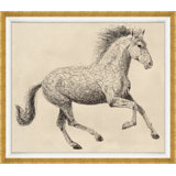 Scribble Horse Print