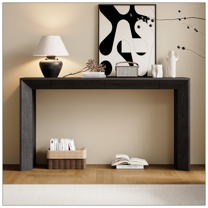 Console pour le salon, Noir