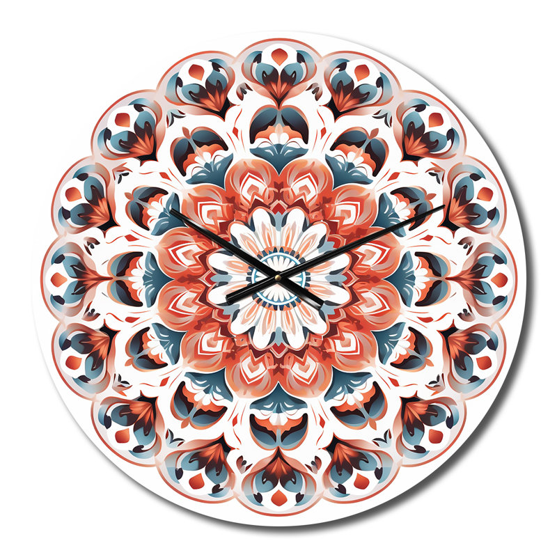 Rilwan - Modern Geometric Wall Clock, Medium