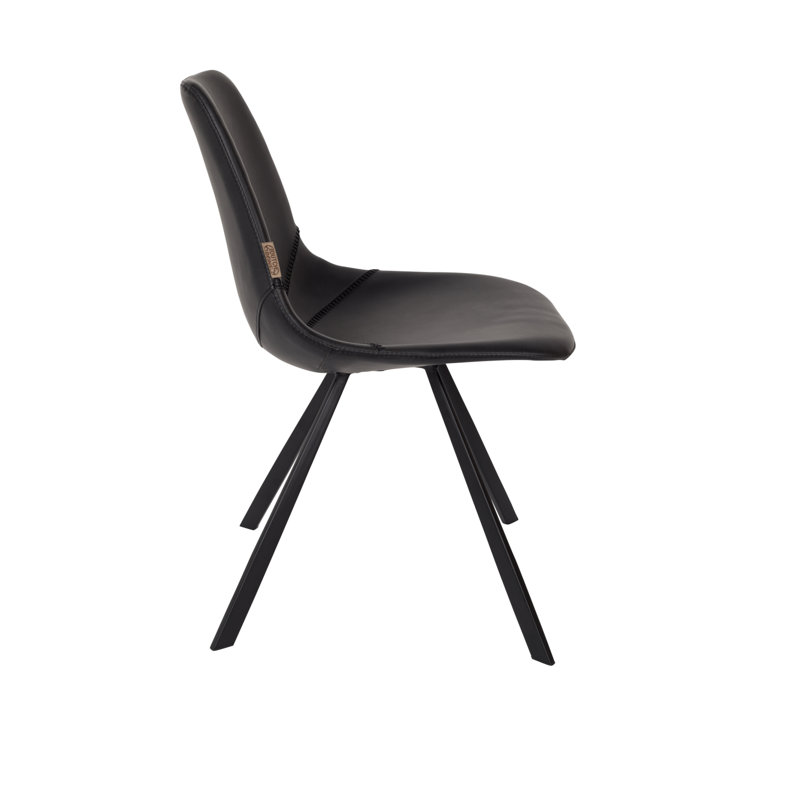 Franky Upholstered Dining Chair, Black