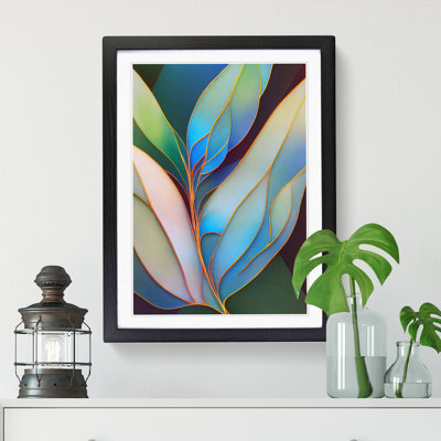 Leaf Crystals - Framed Print