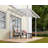 Palram - Canopia Sierra 7.5' W x 7.5' D Polycarbonate Aluminum Stationary Slope Patio Awning White/Diffused Clear-92727806-98466930