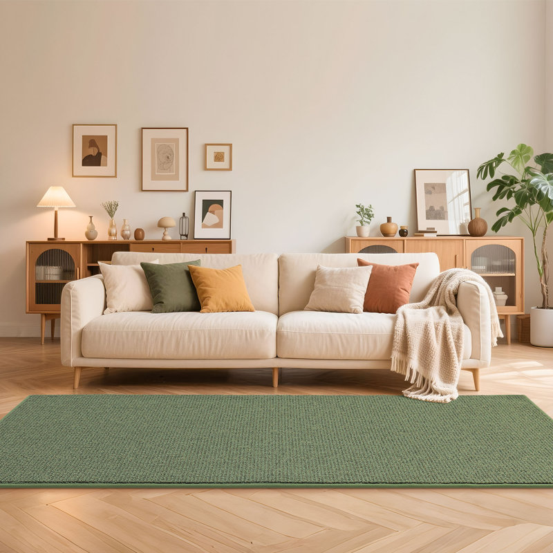 Solid Colour Area Rug, Runner 78.7cm x 304.8cm