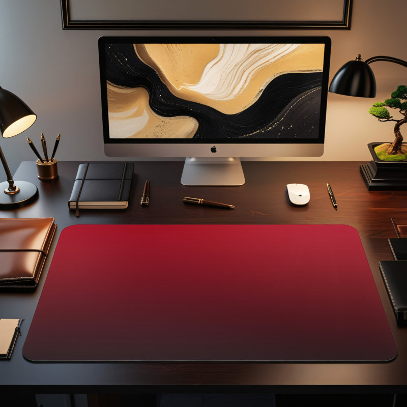 Polyester Desk Pad, 23.6x13.8