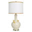 Lampe de table en céramique - abat-jour blanc