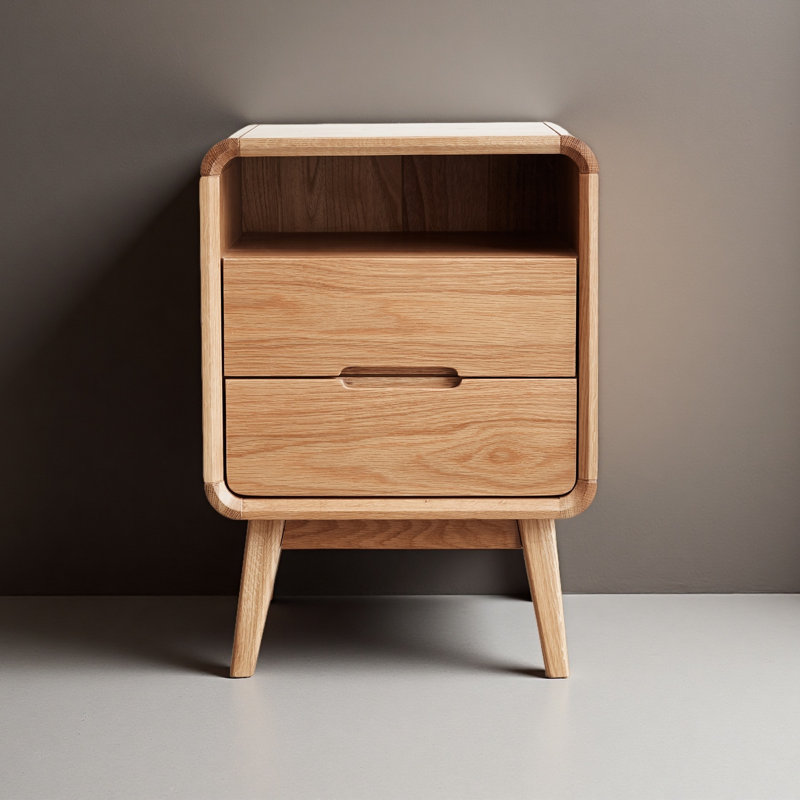 Armoire de chevet en bois massif Pure