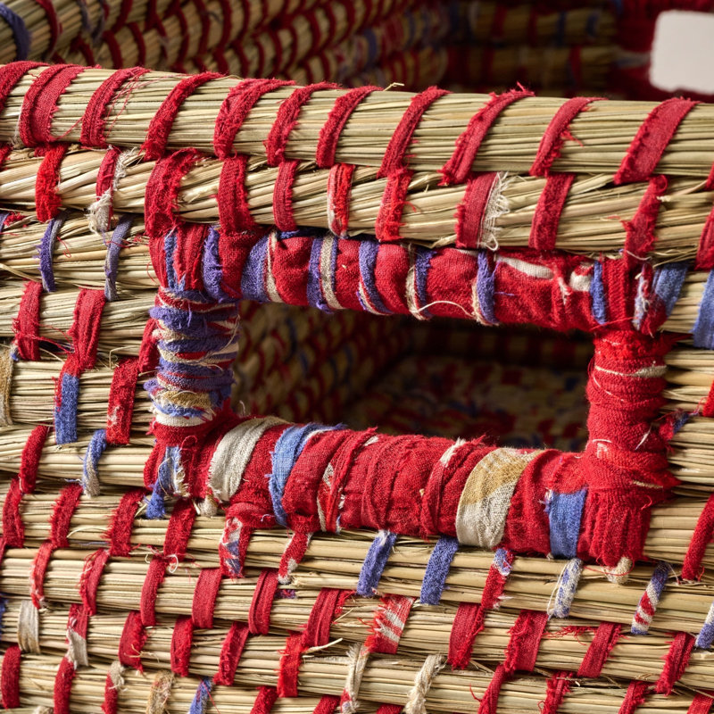 Panier de rangement avec couvercle Sari 10,5H