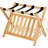 Folding Bamboo Luggage Rack