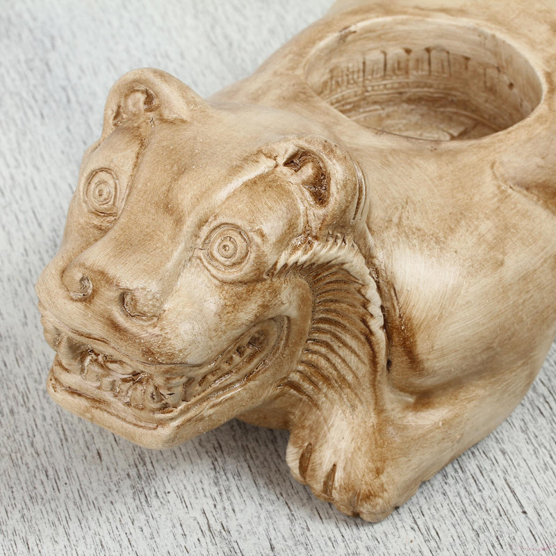 Récipient en jaguar Fayleen Aztec