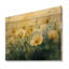 «Dahlia Flower Summer Horizons III» - Décoration murale en bois de dahlia - sur bois de pin naturel-579909514