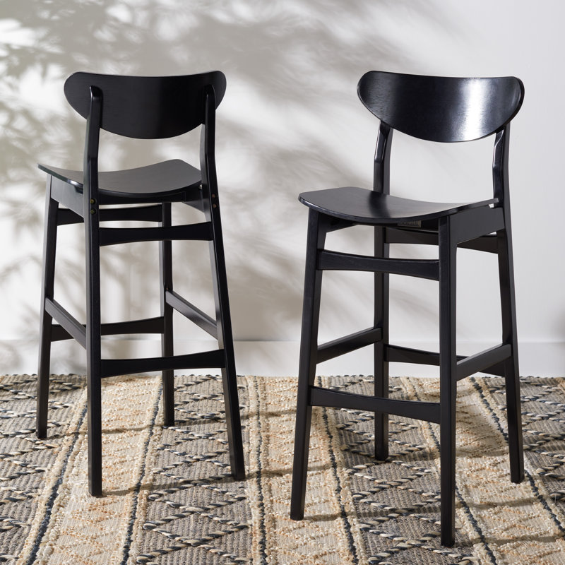 Tabouret de bar 29,53 po, Noir