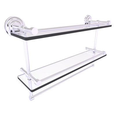Leamore 2 Piece Tiered Shelf with Towel Bar