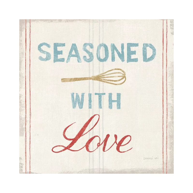 Floursack Kitchen VII Bold by Danhui Nai - Wrapped Canvas Gallery-Wrapped Canvas Giclée, 66.04 cm H x 66.04 cm W x 3.175 cm D