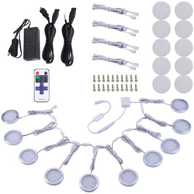 10 - Light LED Under Cabinet Puck Light