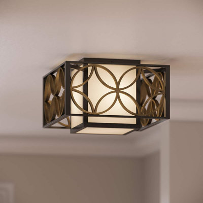 Sayer Fabric Flush Mount
