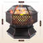 Round Charcoal Smokeless Fire Pit-879498632