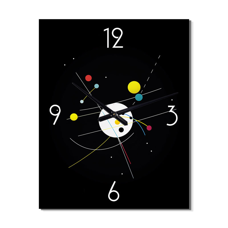 Horloge murale moderne, H 28 po x l 12 po x P 1 po