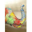 Picture Touched Flower Elefant 120x90cm