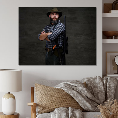 Portrait of Hunter, reproduction de photo sur toile