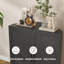 Armoire de coin autoportante, organisateur de rangement à tablettes réglables pour le salon, la cuisine et la chambre à coucher