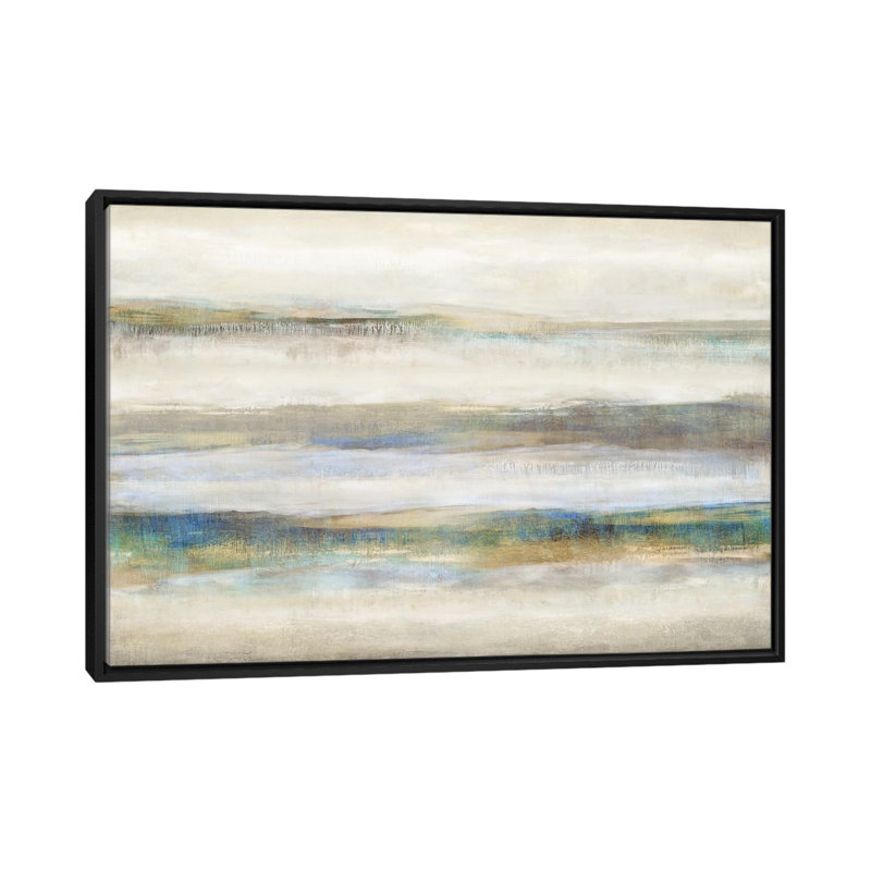 «Linear Motion» non disponible sur toile, H 18 po x l 26 po x P 1,5 po, Toile avec cadre noir, Pas de tapis