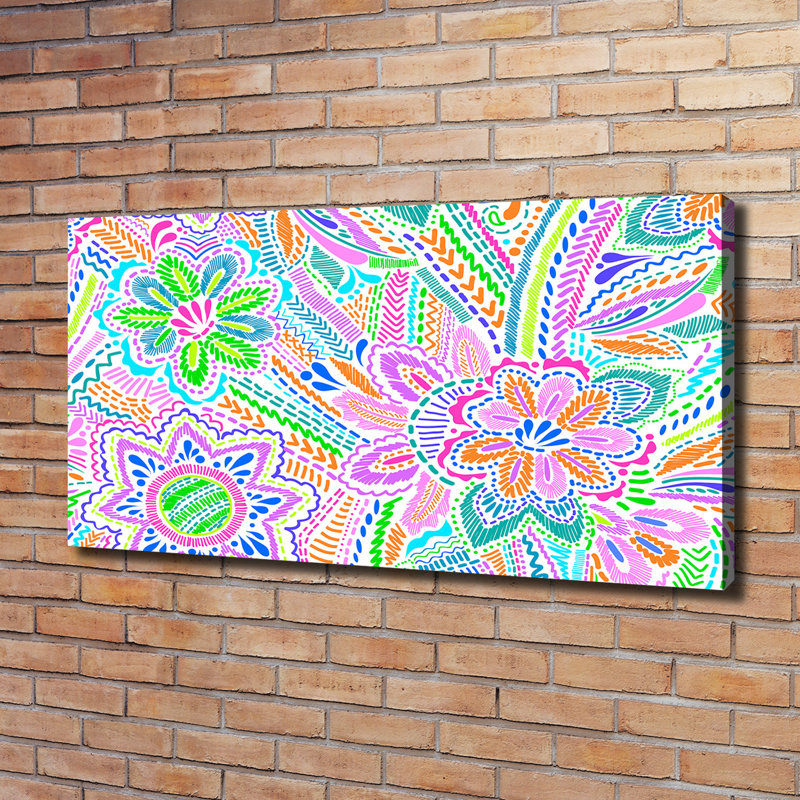 Floral Pattern - Wrapped Canvas Print