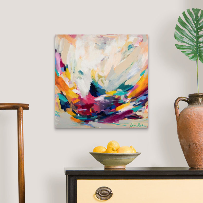 " New Beginnings " by Amira Rahim, Wrapped Canvas, 20" H x 20" W, No Frame
