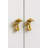 Mushroom Solid Brass Cabinet Knob