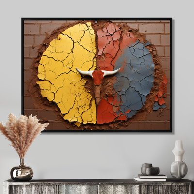 Tribe Of The Wild Bison - Buffalo Animal Wall Art Living Room
