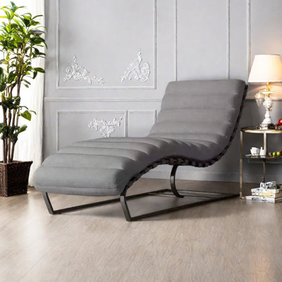 Modern Cotton Linen Leisure Indoor Chaise Lounge