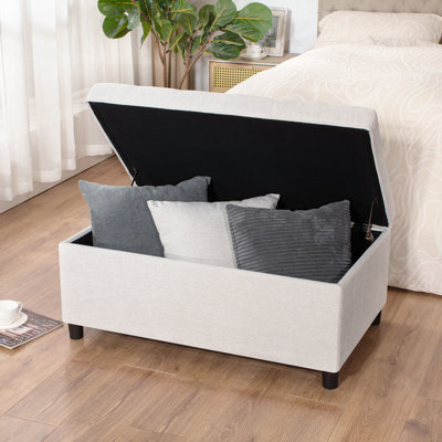 Banc de rangement rabattable