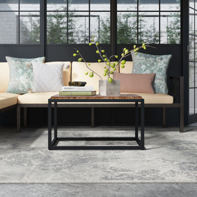 Shaun Rectangular Concrete Outdoor Coffee Table