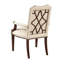 Chaise avec accoudoirs rembourrée Solvig