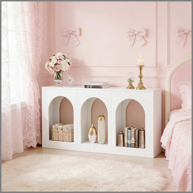 Stylish Arches Side Table,Entryway Table,Stable Console Table